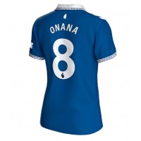 Fotbalové Dres Everton Amadou Onana #8 Dámské Domácí 2023-24 Krátký Rukáv